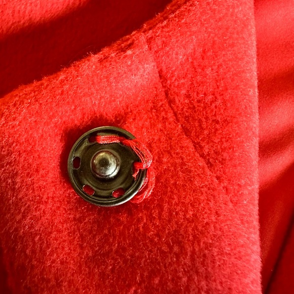 BB Dakota Catina Coral red wool blend coat, size small - Picture 7 of 10